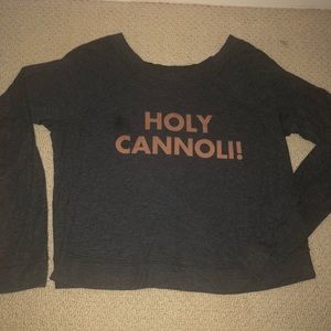 Wildfox sweatshirt small gray holy Cannoli